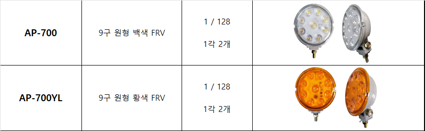 9구 원형 FRV 쇼핑몰 상세정보