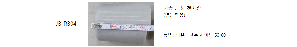 빵고무 사이드 60mm 쇼핑몰 상세정보