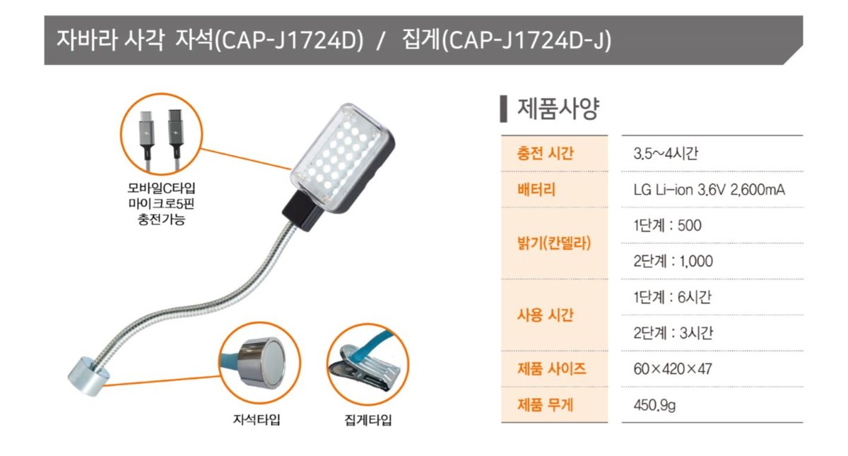 자바라사각 집게 DC 상세 이미지