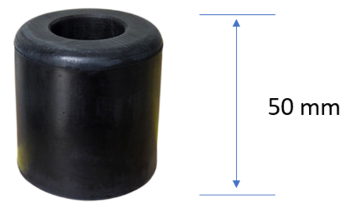 파운드 고무 50mm