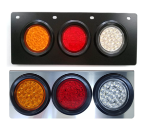 원형LED테일램프 3P ASSY